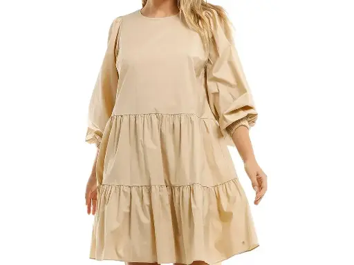 Cotton Tiered Day Dress