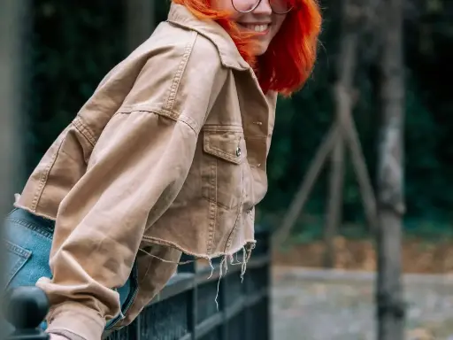 Oversized Cropped Denim Jacket